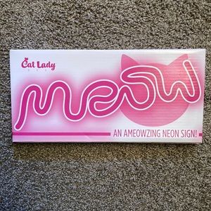 Meow Neon Sign